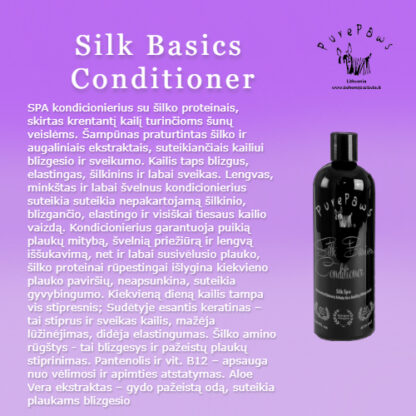 Pure Paws Silk Basics kondicionierius - Image 3