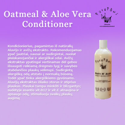 Pure Paws Oatmeal & Aloe Vera kondicionierius - Image 4