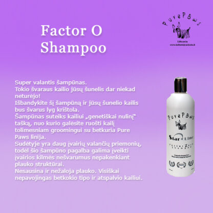 PurePaws Factor Zero šampūnas - Image 4