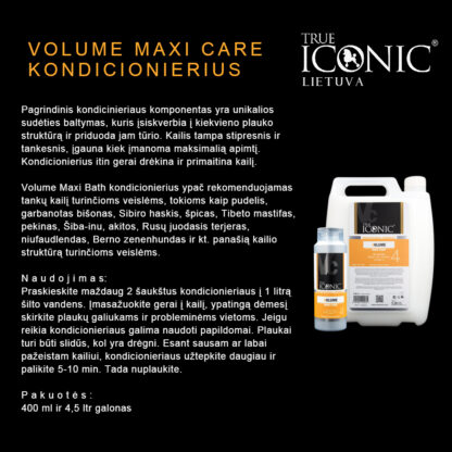 True Iconic 4 Volume Maxi Care kondicionierius - Image 4