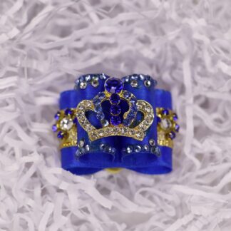 Kaspinukas "Blue crown"